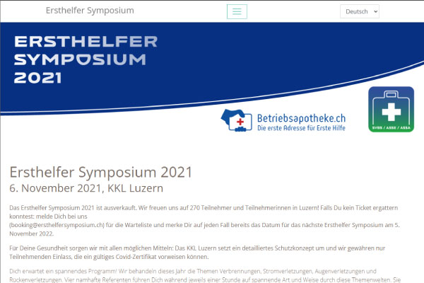 Ersthelfer Symposium